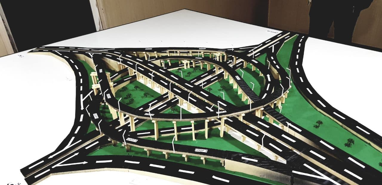 مجسر المثنى نموذج مصغر